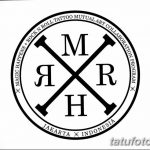 Fényképvázlatok egy kör tetoválásról 2018.09.17. №088 - kör tetoválás felvázolása -