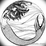 Fényképvázlatok egy kör tetoválásról 2018.09.17. №092 - kör tetoválás felvázolása -