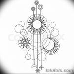 Fényképvázlatok egy kör tetoválásról 2018.09.17. №095 - kör tetoválás felvázolása -