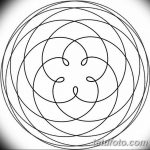 Fényképvázlatok egy kör tetoválásról 2018.09.17 -től №101 - kör tetoválás felvázolása -