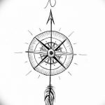 Fényképvázlatok egy kör tetoválásról, keltezés: 2018.09.17. №113 - kör tetoválás felvázolása -