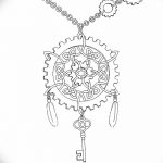 Fényképvázlatok egy kör tetoválásról 2018.09.17. №130 - kör tetoválás felvázolása -