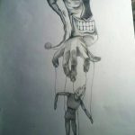 fotóvázlatok tetováló bábszínészről, 2018.03.23.