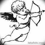 Zdjęcie Szkic tatuażu kupidyna z 11.09.2018 №018 - Szkic tatuażu kupidyna -