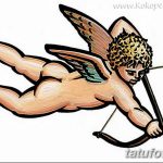 Zdjęcie Szkic tatuażu kupidyna z 11.09.2018 №113 - Szkic tatuażu kupidyna -