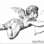 Zdjęcie Szkic tatuażu kupidyna z 11.09.2018 №013 - Szkic tatuażu kupidyna -