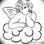 Zdjęcie Szkic tatuażu kupidyna z 11.09.2018 №021 - Szkic tatuażu kupidyna -