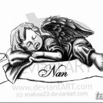 Zdjęcie Szkic tatuażu kupidyna z 11.09.2018 №036 - Szkic tatuażu kupidyna -