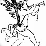 Zdjęcie Szkic tatuażu kupidyna z 11.09.2018 №039 - Szkic tatuażu kupidyna -