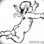 Zdjęcie Szkic tatuażu kupidyna z 11.09.2018 №066 - Szkic tatuażu kupidyna -