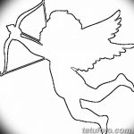 Zdjęcie Szkic tatuażu kupidyna z 11.09.2018 №068 - Szkic tatuażu kupidyna -