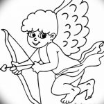 Zdjęcie Szkic tatuażu kupidyna z 11.09.2018 №070 - Szkic tatuażu kupidyna -