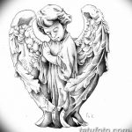 Zdjęcie Szkic tatuażu kupidyna z 11.09.2018 №103 - Szkic tatuażu kupidyna -