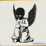 Zdjęcie Szkic tatuażu kupidyna z 11.09.2018 №109 - Szkic tatuażu kupidyna -