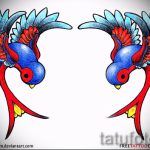 Hűvös fecskerajz - amely tökéletes vázlatként egy hűvös fecsketetováláshoz