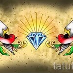 Stílusos fecskerajz - amely jól működik vázlatként egy hűvös fecsketetováláshoz