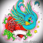 Hűvös fecskerajz - amely vázlatként hűvös egy exkluzív fecsketetováláshoz