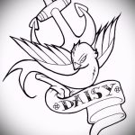 Hűvös fecske rajz - tökéletes vázlatként egy észrevehető fecsketetováláshoz