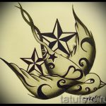 Hűvös fecskerajz - amely vázlatként méltó egy észrevehető fecsketetováláshoz