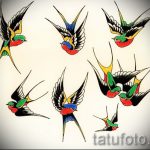 Szokatlan nyelési minta - amely tökéletes vázlatként egy érdekes fecsketetováláshoz