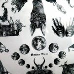 fotó Vázlatok egy denevér tetoválásról, 2017. 09. 27 -én, 020 - Vázlatok egy denevér tetoválásról -