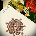 mandala concept of de tatouage en couleur - dessin tatouage sur 02052016 1