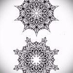 Mandala Tattoo -Designs auf dem Handgelenk - Zeichnung Tätowierung auf 02052016 2