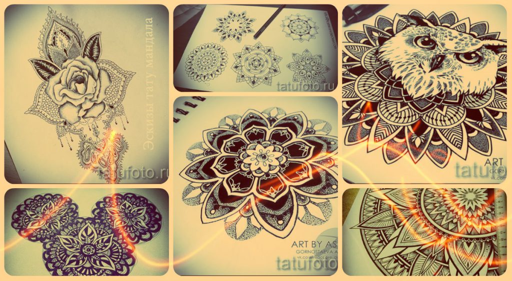 Mandala tetoválás minták - legmenőbb minták tetováláshoz