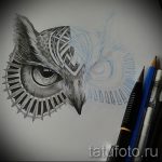 Ciekawy szkic do tatuażu z maską - obrazek do stworzenia ekskluzywnego tatuażu z maską