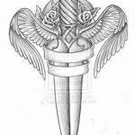 fotó Vázlatok kardról és kígyó tetoválásról, 2017. 09. 26 -án, №017 - Vázlatok tetováló kardról -