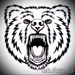 Medve tetoválás vázlata 36