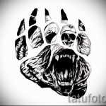 Medve tetoválás vázlata 37