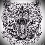 Medve tetoválás vázlata 42