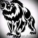 Medve tetoválás vázlata 44