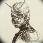 снимка Скица на татуировка на мравка от 09.07.2017 г. №001 - Скица на татуировка на мравка -