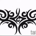 Példa a hát alsó részén található tetoválás vázlatára - opció - tatufoto.ru - 79