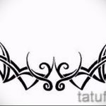 Példa a hát alsó részén található tetoválás vázlatára - opció - tatufoto.ru - 78