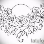 Példa a hát alsó részén található tetoválás vázlatára - opció - tatufoto.ru - 71