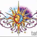 Példa a hát alsó részén található tetoválás vázlatára - opció - tatufoto.ru - 69