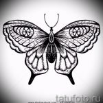 Példa a hát alsó részén található tetoválás vázlatára - opció - tatufoto.ru - 68