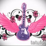 Példa a hát alsó részén lévő tetoválás vázlatára - opció - tatufoto.ru - 65