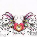 Példa a hát alsó részén található tetoválás vázlatára - opció - tatufoto.ru - 63