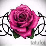 Példa a hát alsó részén lévő tetoválás vázlatára - opció - tatufoto.ru - 60