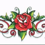 Példa a hát alsó részén található tetoválás vázlatára - opció - tatufoto.ru - 59