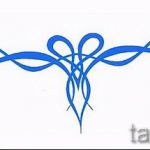 Példa a hát alsó részén található tetoválás vázlatára - opció - tatufoto.ru - 47