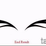 Példa a hát alsó részén található tetoválás vázlatára - opció - tatufoto.ru - 44