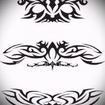 Példa a hát alsó részén található tetoválás vázlatára - opció - tatufoto.ru - 41