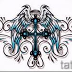 Példa egy vázlatra a hát alsó részén lévő tetováláshoz - opció - tatufoto.ru - 40