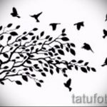 Példa a hát alsó részén található tetoválás vázlatára - opció - tatufoto.ru - 36