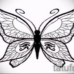 Példa a hát alsó részén található tetoválás vázlatára - opció - tatufoto.ru - 26